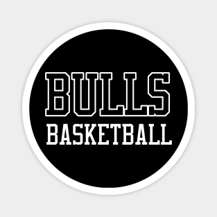 Bulls Basketball Magnet